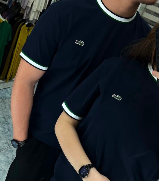 Lacoste парные футболки люкс качество