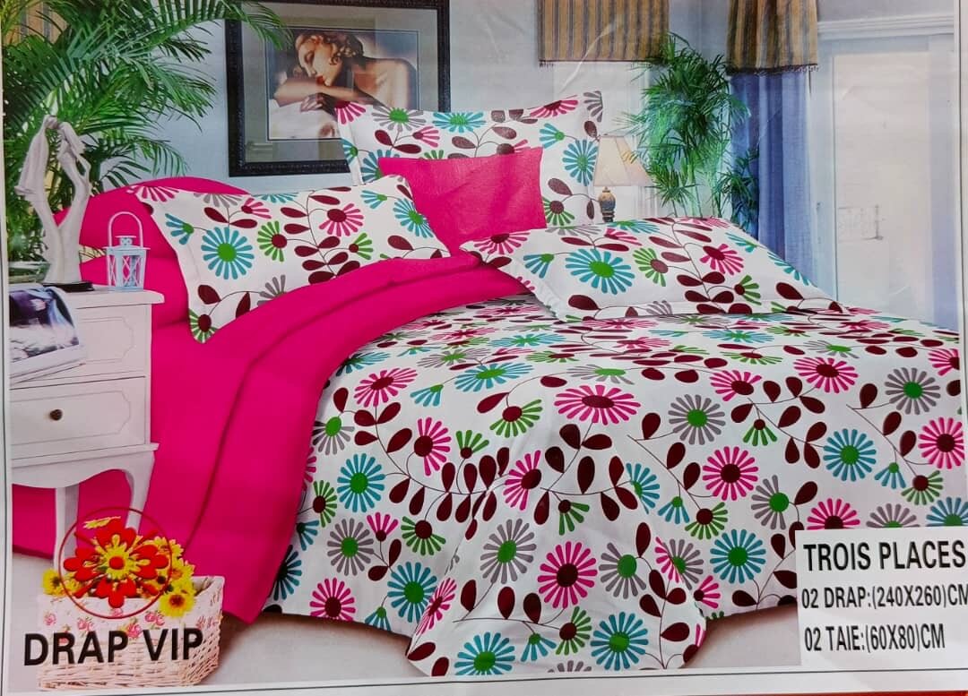 Parure de lit motifs géométriques