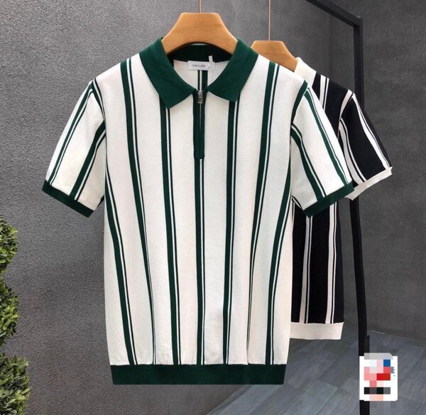 Polo à Rayures Modernes Homme