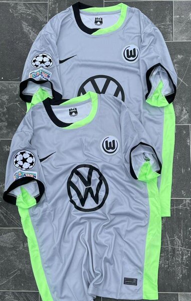 Maillot de football gris fluo