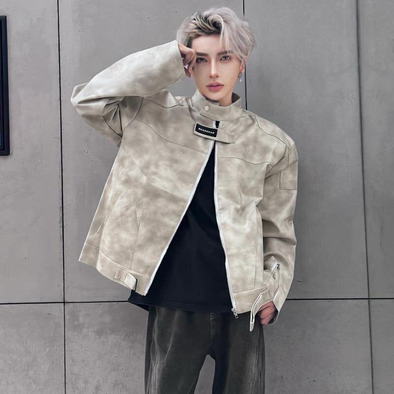 Unisex leather jacket