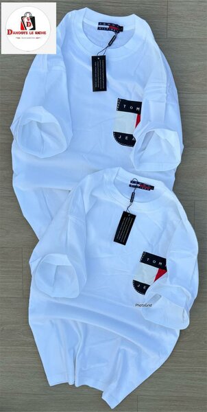 T-shirts en coton blanc homme