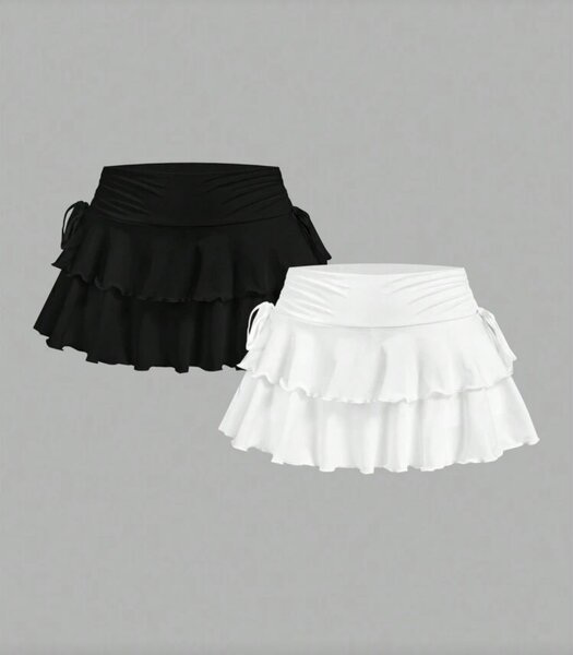 Jupe courte évasée