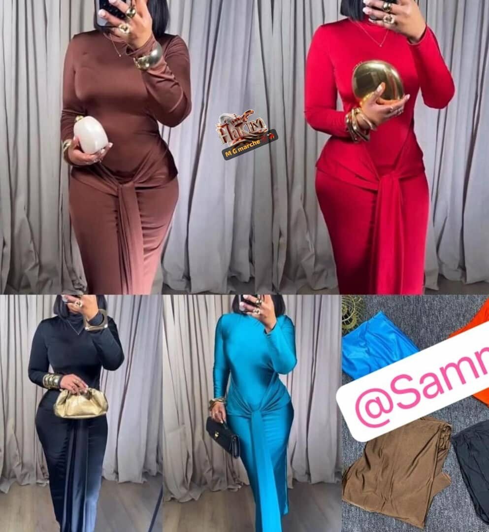 Robe Élegante Glamour Femme