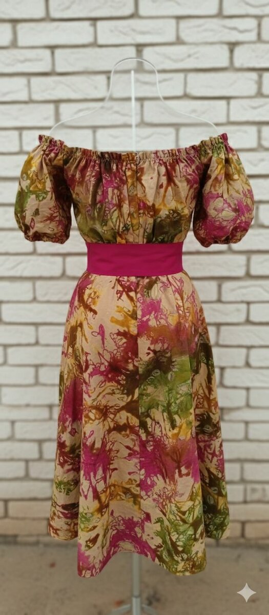 Robe Bohème Évasée Fleurie