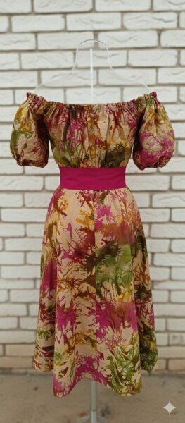 Robe Bohème Évasée Fleurie