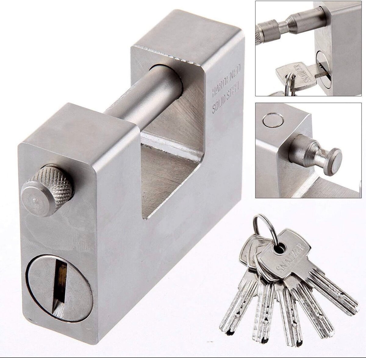 Cadenas Rectangulaire en Acier Inoxydable - 94mm