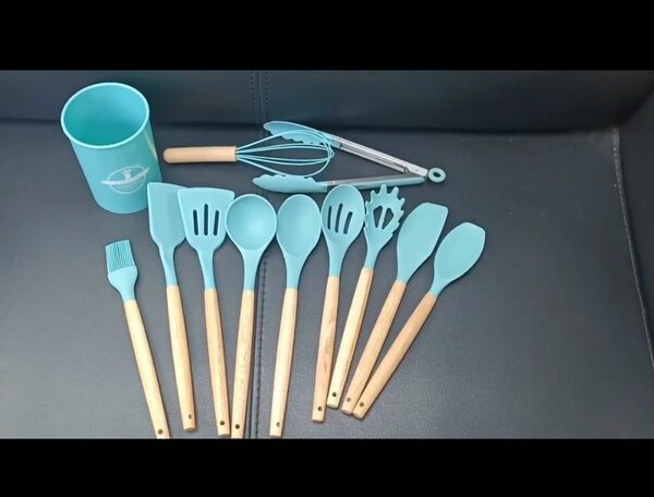 Set d'ustensiles en silicone 12 pcs
