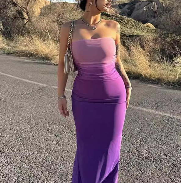 Tight dress violet