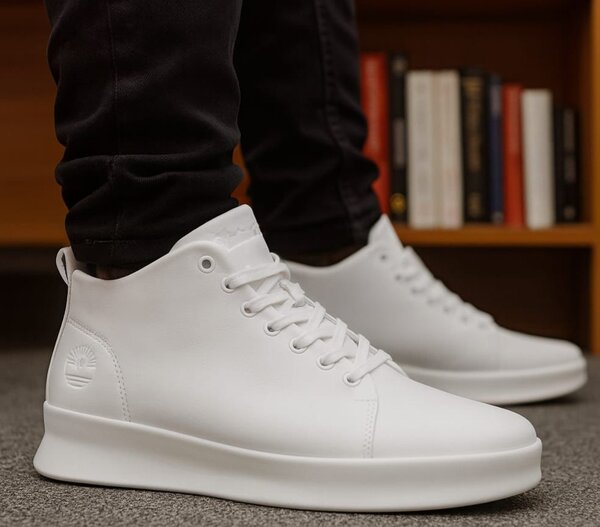 Timberland montante blanche