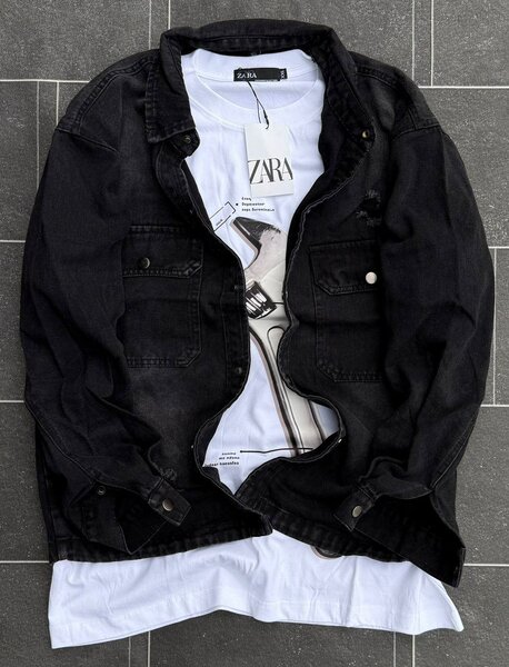 Veste en jean homme ZARA