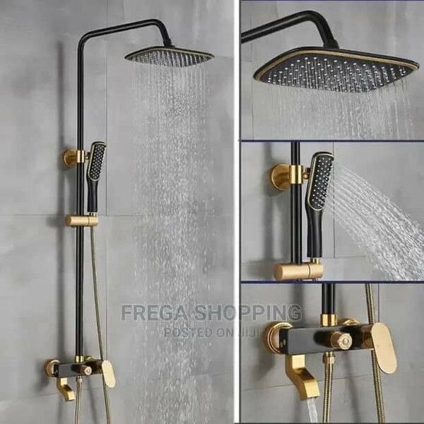 BLACK AND GOLD SHOWER MIXTURE