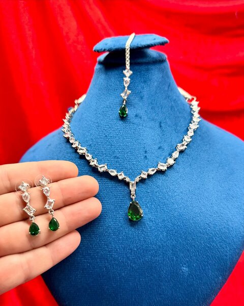 American Diamond 1 karat set