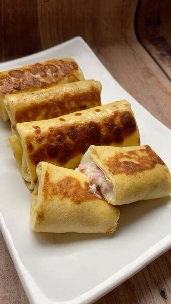 Crepes au jambon