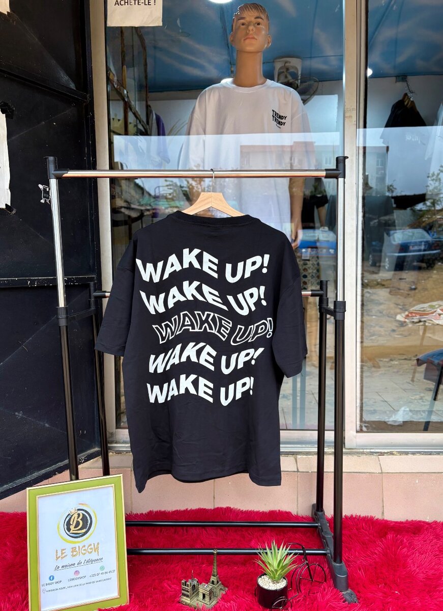 T-shirt Mario "Wake Up"