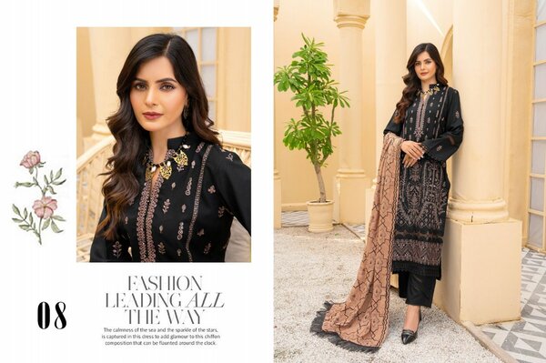 Dhanak embroidered