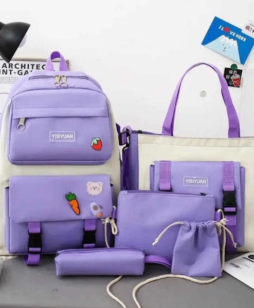 Set de Sacs École Violet