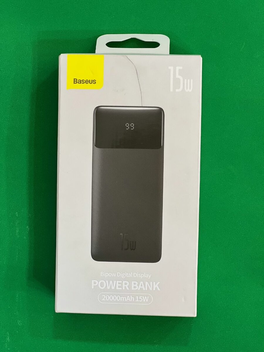 Baseus Bipow Digital Display Power Bank 20000mAh 15W