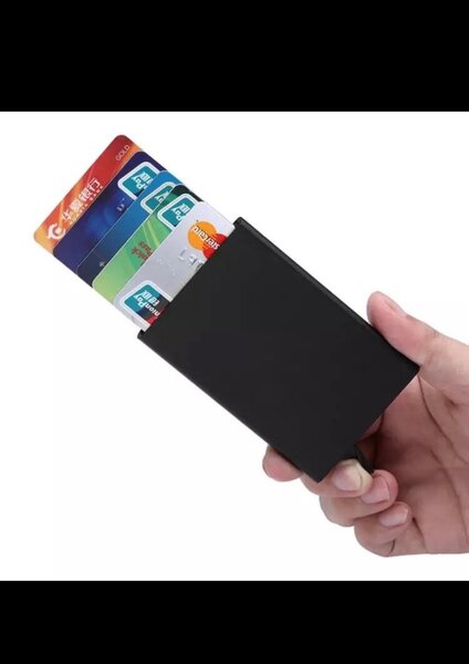 Portes pièces didentité et des cartes magnétique en Aluminiu