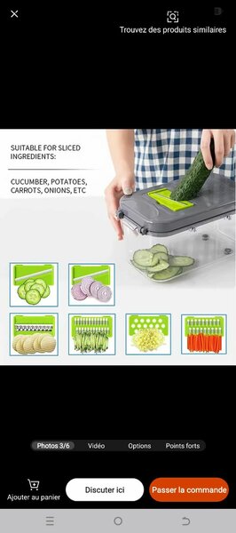 Coupe-légumes multifonction