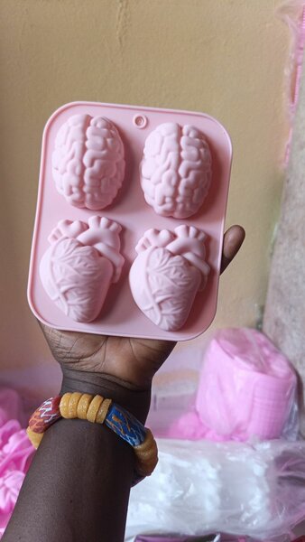 Moule Silicone Cerveau Coeur