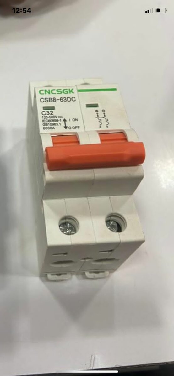 Disjoncteur automatique double pôle