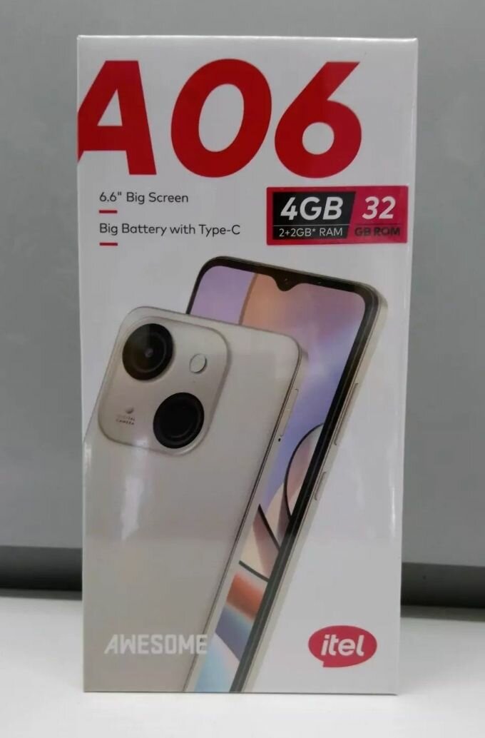 Itel A06 Smartphone 4GB RAM