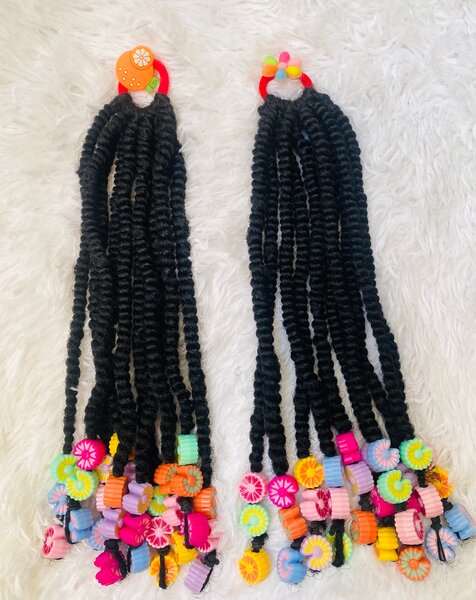 Extensions enfant colorés