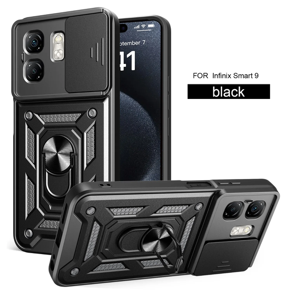 Coque Infinix hot 50i  / Infinix smart 9 noir rob