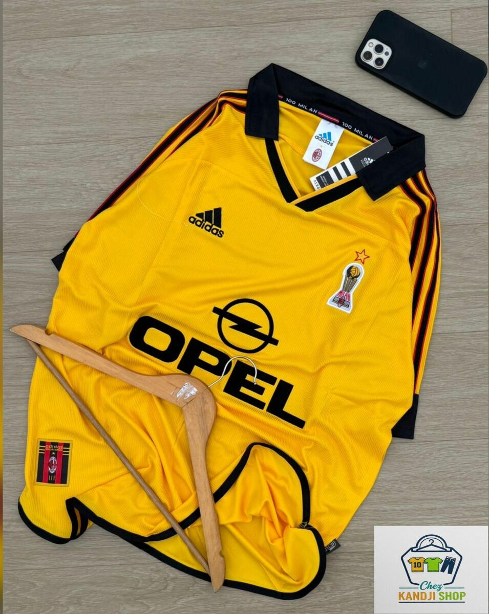 Maillot de Football Jaune