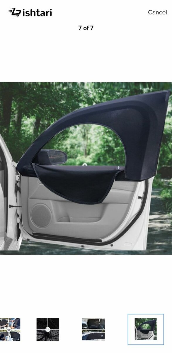 2Pcs Car Side Window Sunshades