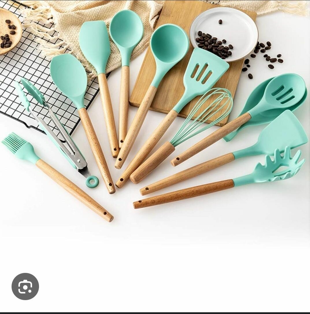 Ensemble d'ustensiles cuisine silicone