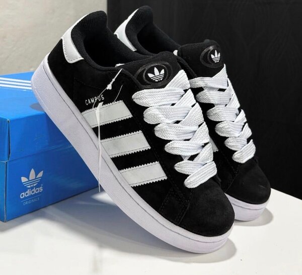 Chaussures Adidas Campus noir et blanc