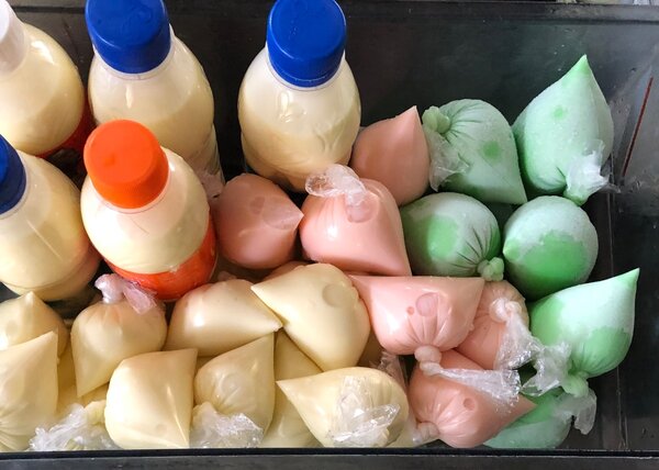 Sachets de Yaourt Frais