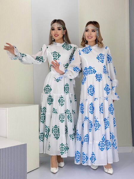 Платья шифон, в трех расцветках