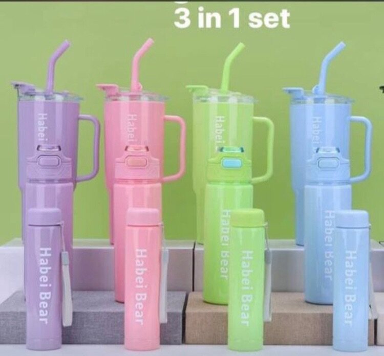 3 in 1 rubber Tumbler