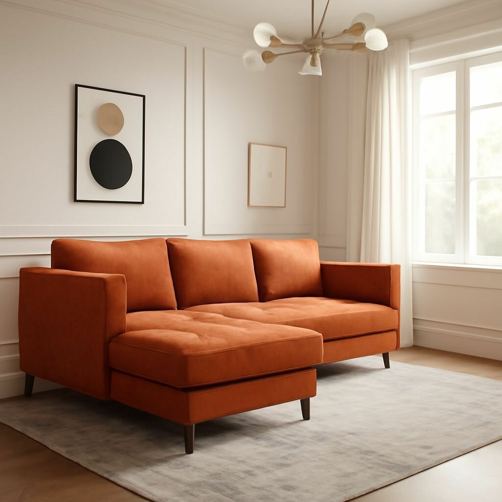 Canapé AIL 5places orange