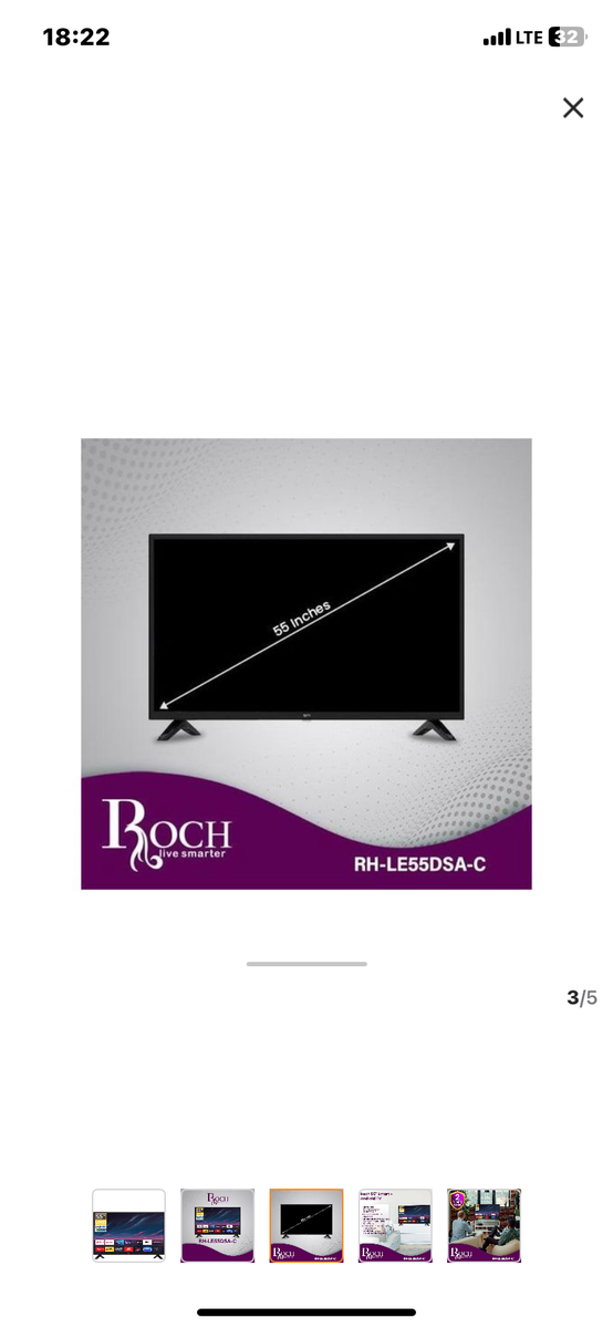 Smart TV 55'' UHD Roch