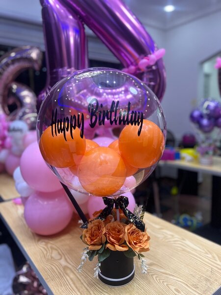 Balloon flower bouquet