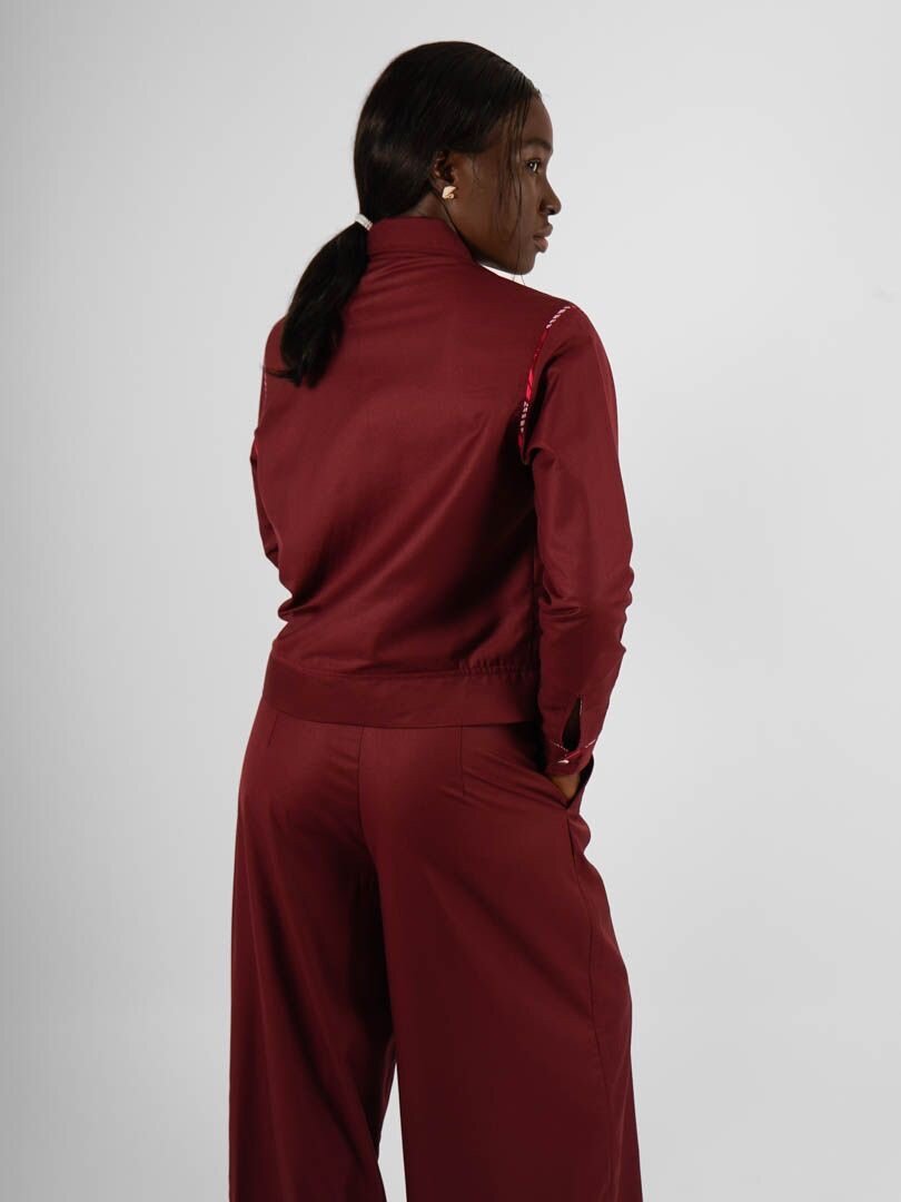 Veste bordeaux Femme