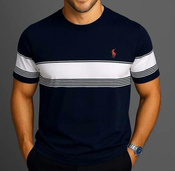 T-shirt rayé pour homme