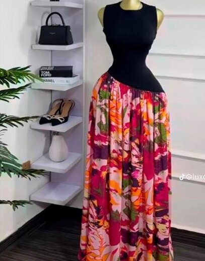 Robe Évasée Élégante Femme