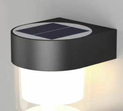 Outside solar wall light