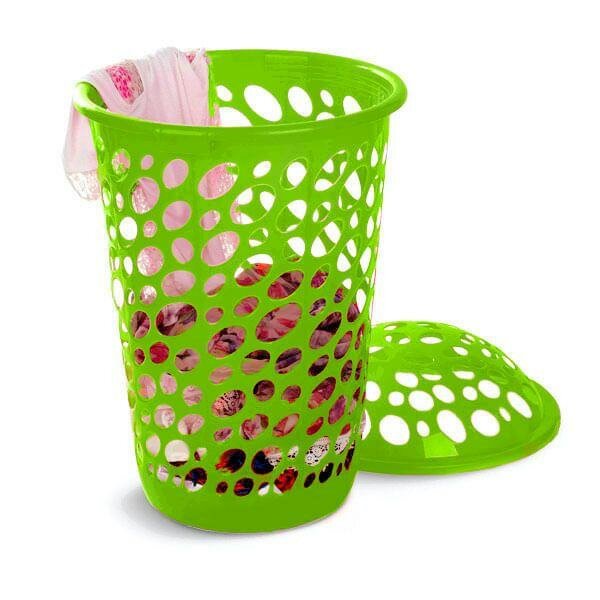 Panier à linge en plastique