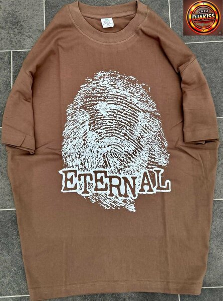 T-shirt marron "Eternal"
