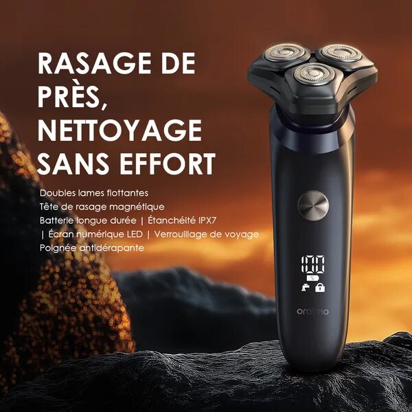 Rasoir Électrique Étanche IPX7