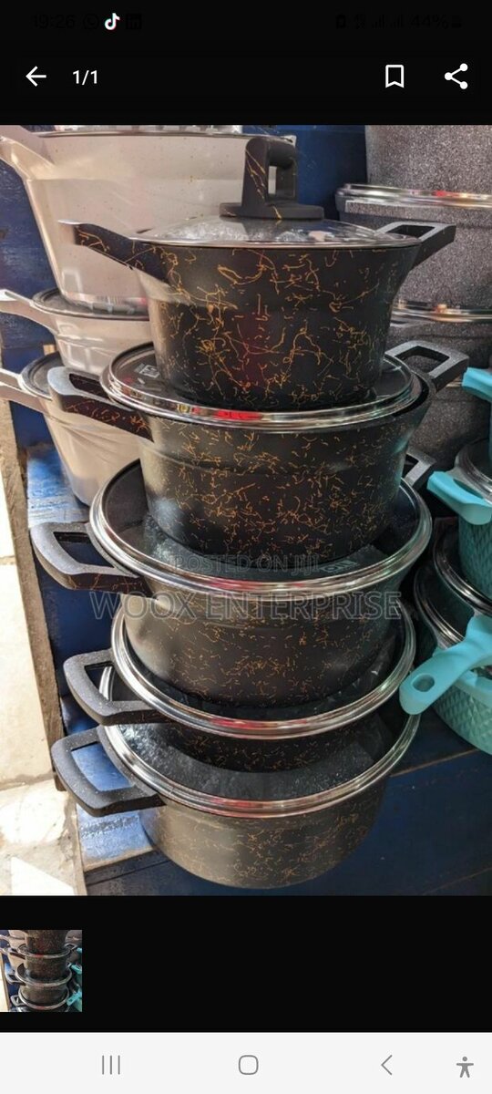 High grade granite cookware