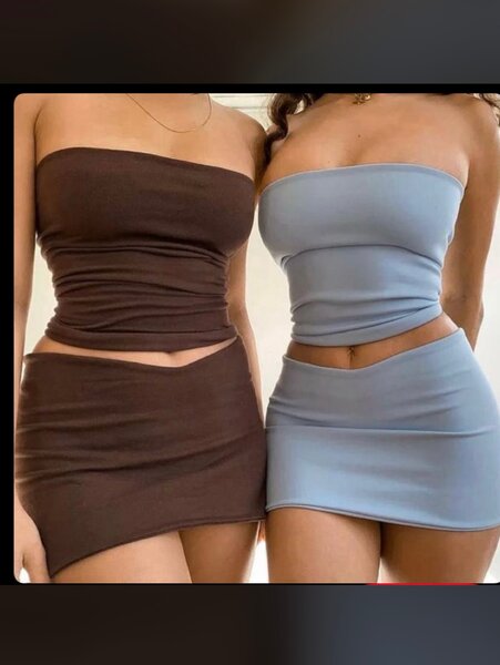 Ensemble jupe et bustier