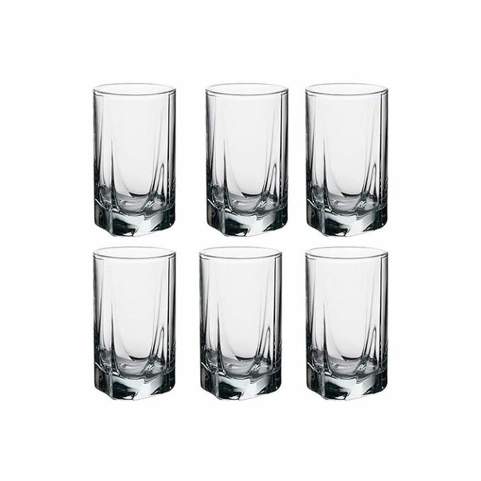 VERRE Lot De 6 Verres A Eau - Transparent