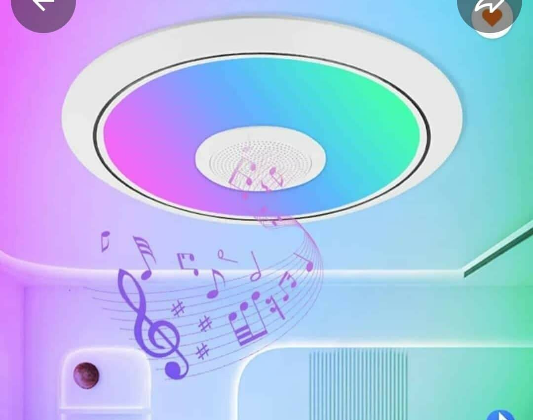 Plafonnier LED Musical RGB